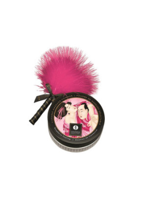 Mini Coffret poudre corporelle framboise et plumeau assorti - CC1101